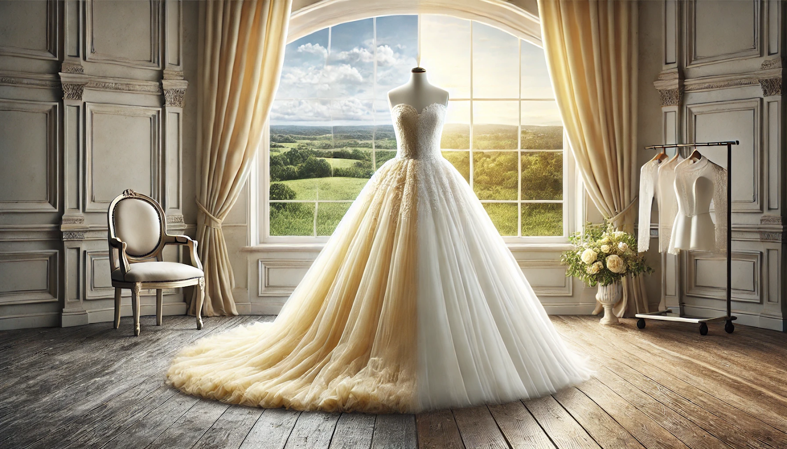 How to Restore Your Wedding Dress That Turned Yellow?