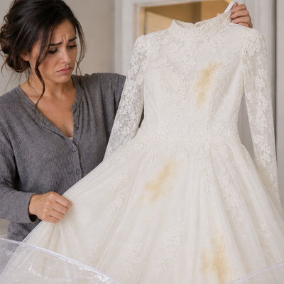 Why Does My Wedding Dress Look Yellow Over the Years?