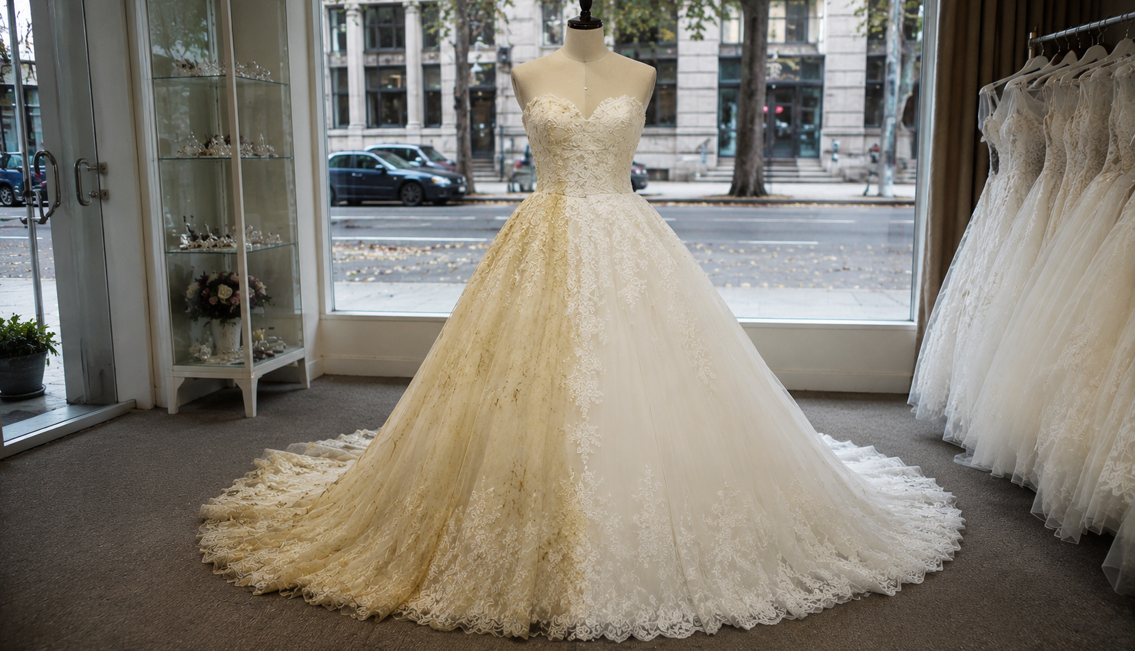 How to Restore Your Wedding Dress That Turned Yellow?