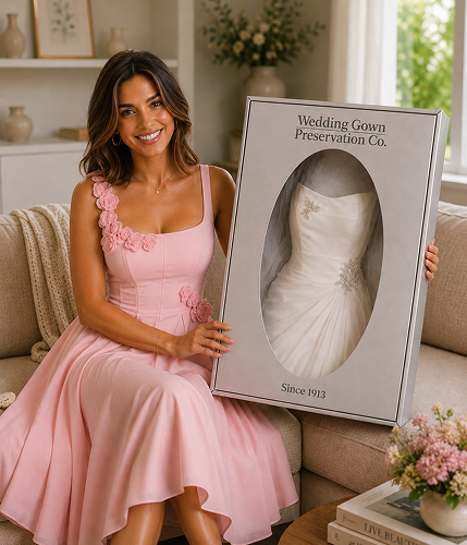dress preservation Couture Wedding Cleaning & Kit Color:Pearly Lilac sequin bustier place a stain sticker ME+EM 2-in-1 Linen-Blend Maxi