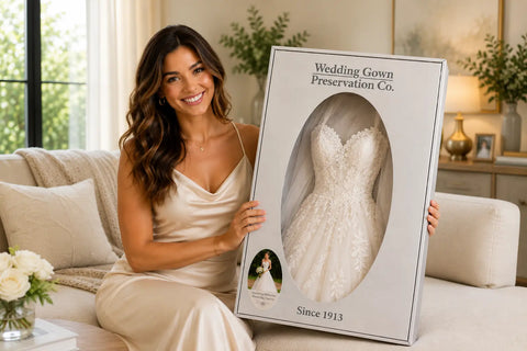 Attention to Every Detail: How We Cleaned and Preserved Suzanne's Wedding Dress