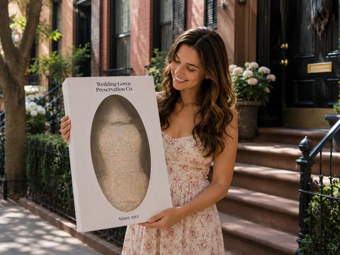Clean, Protected, Preserved: How Our Team Preserved Fernanda's Wedding Gown